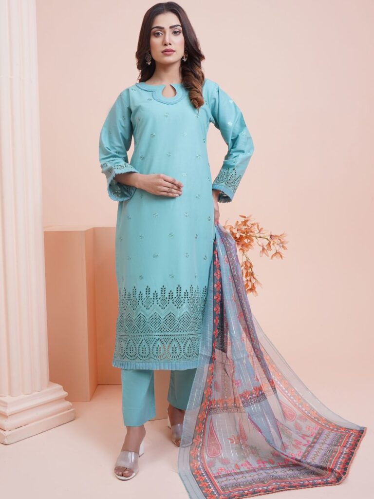 Aqua Bloom Lawn - Candy Women Suits