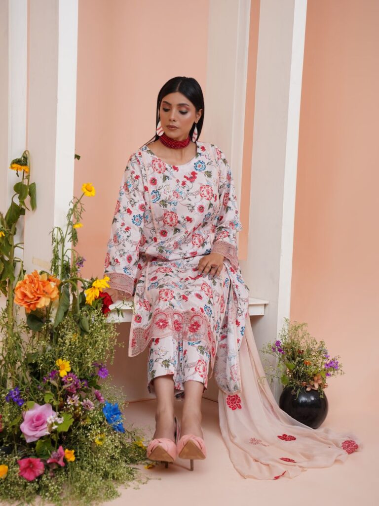 Blush Garden Print - Candy Women Suits