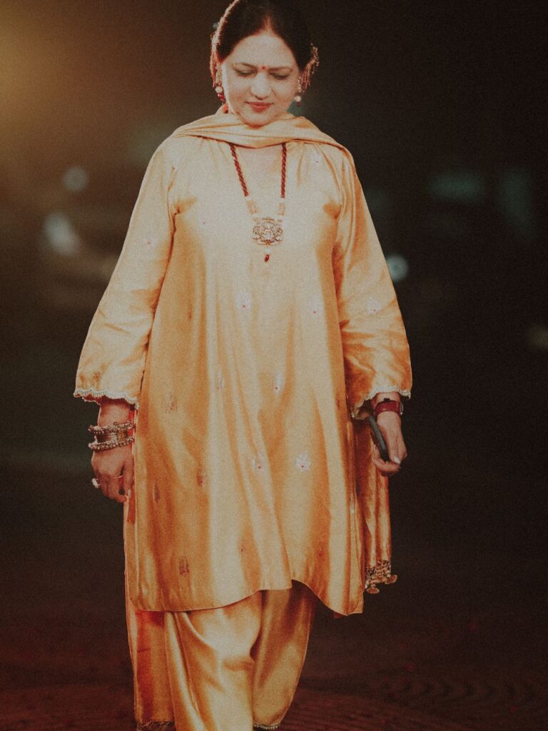 Golden Hour Silk Shalwar - Candy Women Suits