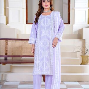Lavender Chikankari - Candy Women Suits